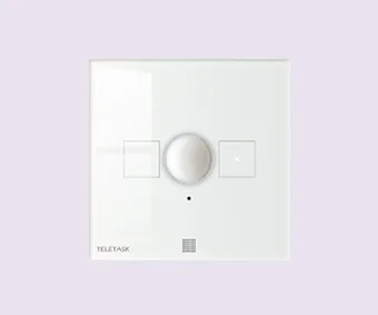 Изображение оборудования: AURUS 2 SENZE
Сенсорная панель для проходных помещений с датчиком движения, освещенности и температуры. 